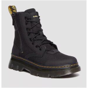 DR.MARTENS TARIK ZIP Leather Utility Boots Black New Size 7